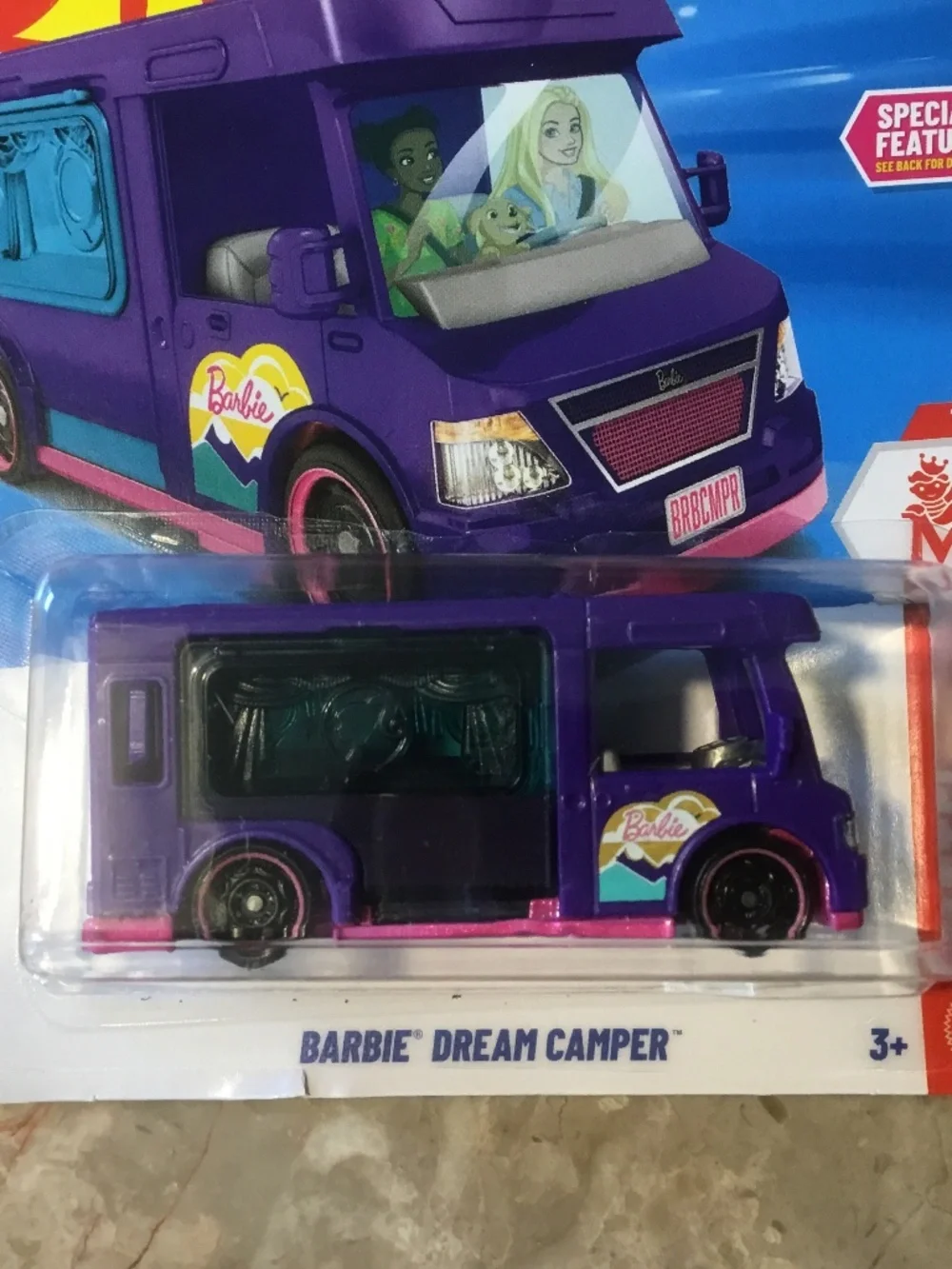 Barbie Dream Camper HotWheels (Special Feature) Purple and Pink